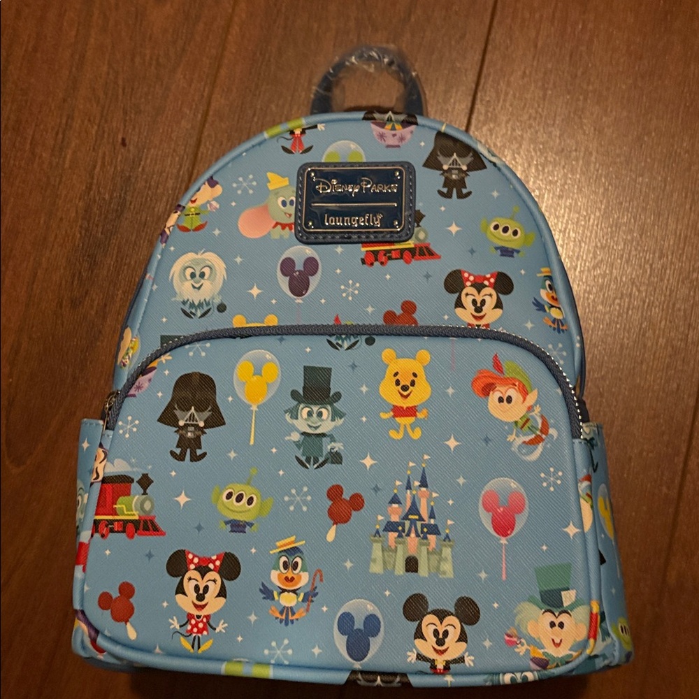 Loungefly Disney Parks Blue Character Mini Backpack